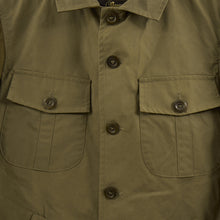 Load image into Gallery viewer, Bessemer Dark Olive &amp; Green Toned Dry Wax Hunting Style Jacket
