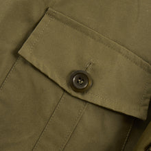 Load image into Gallery viewer, Bessemer Dark Olive &amp; Green Toned Dry Wax Hunting Style Jacket
