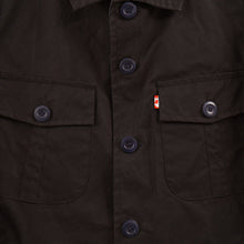 Load image into Gallery viewer, Bessemer Black And Navy Toned Dry Wax Hunting Style Jacket
