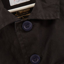 Load image into Gallery viewer, Bessemer Black And Navy Toned Dry Wax Hunting Style Jacket
