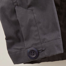 Load image into Gallery viewer, Bessemer Black And Navy Toned Dry Wax Hunting Style Jacket
