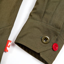 Load image into Gallery viewer, Whitney 1 Luxury Poplin Multi Pocket Khaki Over Shirt
