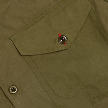 Load image into Gallery viewer, Whitney 1 Luxury Poplin Multi Pocket Khaki Over Shirt
