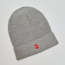Load image into Gallery viewer, Signature Merino Wool Grey Beanie
