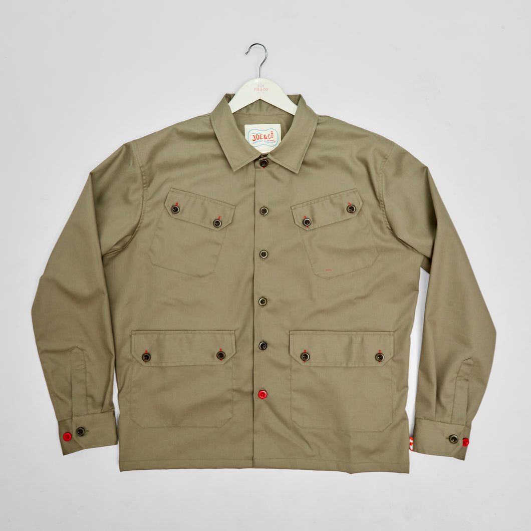 Arkwright 43 Khaki Grey Over Shirt