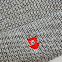 Load image into Gallery viewer, Signature Merino Wool Grey Beanie
