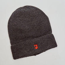 Load image into Gallery viewer, Signature Merino Wool Charcoal Grey Beanie
