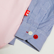 Load image into Gallery viewer, Fulton 7 Luxury 20s/20s Pink Cotton Contrast Stripe
