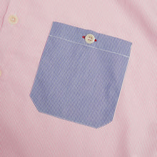 Load image into Gallery viewer, Fulton 7 Luxury 20s/20s Pink Cotton Contrast Stripe
