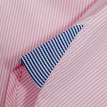 Load image into Gallery viewer, Fulton 7 Luxury 20s/20s Pink Cotton Contrast Stripe
