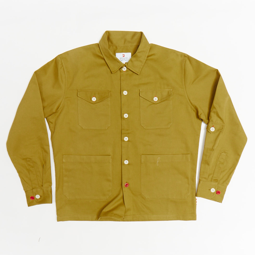 Chadwick Mustard Twill Over Shirt1