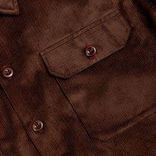 Load image into Gallery viewer, Paxton 52 Choclolate cordury over shirt
