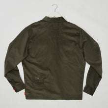 Load image into Gallery viewer, Paxton Dark 40 Dark Green Needle Corduroy Over Shirt
