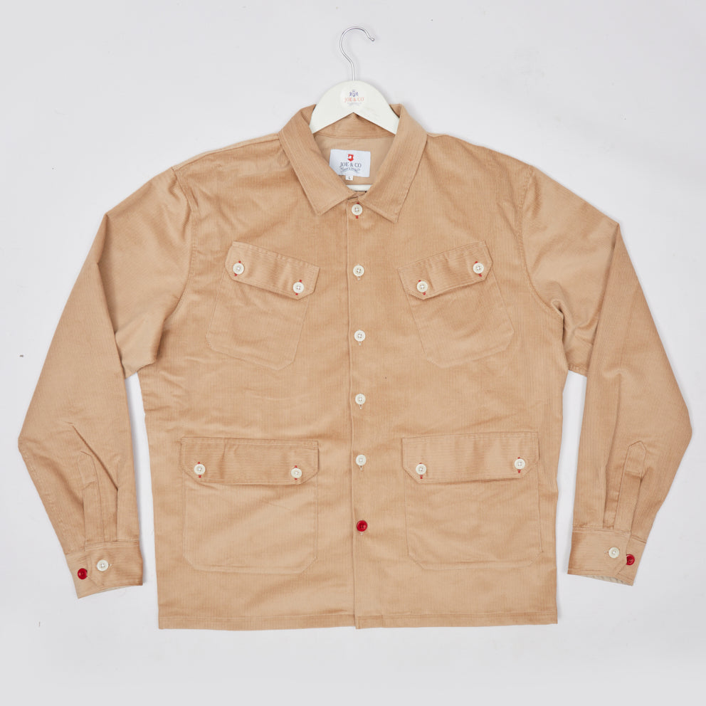 Arkwright 40 Fawn Corduroy Over Shirt