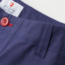 Load image into Gallery viewer, Bada 6 Luxury Navy Cotton Twill Utility Trouser
