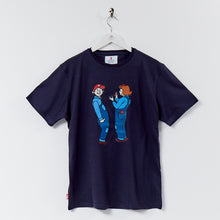 Load image into Gallery viewer, Joe Parfum DTF Printed Navy Suvin Super Cotton T Shirt
