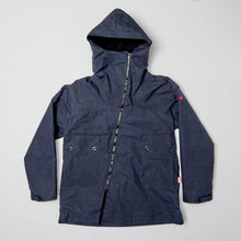 Load image into Gallery viewer, ASYEMMETRIC 2 NAVY DRY WAX COAT
