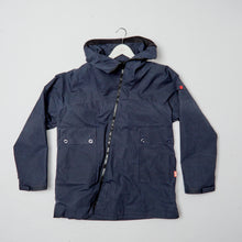 Load image into Gallery viewer, ASYEMMETRIC 2 NAVY DRY WAX COAT
