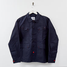 Load image into Gallery viewer, Arkwright 30 Dark Navy Water Repellent Honeycomb Ripstop Over Shirt

