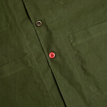 Load image into Gallery viewer, Baines 11 Dark Green Water Repellent Cotton Rip Stop Over Shirt
