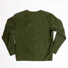 Load image into Gallery viewer, Baines 11 Dark Green Water Repellent Cotton Rip Stop Over Shirt
