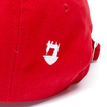Load image into Gallery viewer, Ruth 07 Red Brushed Cotton 6 Panel Ball Cap
