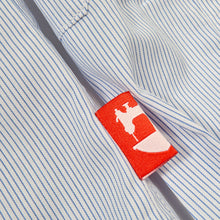 Load image into Gallery viewer, Fulton 8 Luxury 20s/20s Blue Fine Stripe Cotton Shirt
