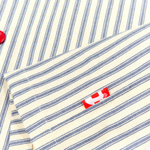 Load image into Gallery viewer, Paxton 54  Cotton Ticking Stripe Over Shirt
