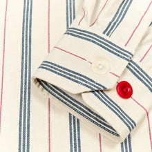 Load image into Gallery viewer, Paxton 55 Brushed Cotton Candy Stripe Over Shirt
