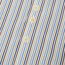 Load image into Gallery viewer, Steptoe 4 Grandad Blue Stripe Shirt
