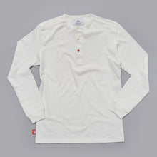 Load image into Gallery viewer, Thames 01 cream supima fine cotton henley

