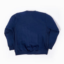 Load image into Gallery viewer, Jenner 4 Dark Navy Knitted Side Panel Loopback Sweatshirt
