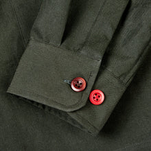 Load image into Gallery viewer, Arkwright 07 Dark Olive Heavy Duty Cotton Poplin Over Shirt
