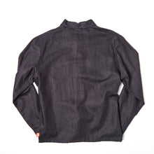 Load image into Gallery viewer, Arkwright 09 Indigo Dipped Cotton &amp; Linen Mix Over Shirt
