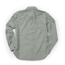 Load image into Gallery viewer, Talbot 07 Sage Microdot Check Luxury Cotton Penny Round Work Shirt
