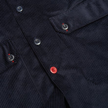 Load image into Gallery viewer, Arkwright 24 Dark Navy Corduroy Over Shirt
