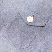 Load image into Gallery viewer, Baines 07 Pale Blue Chambray Cotton Over Shirt
