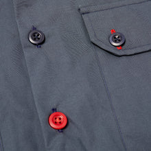 Load image into Gallery viewer, Arkwright 15 Navy Cotton Twill Over Shirt
