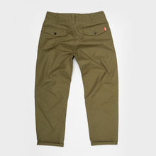 Load image into Gallery viewer, Albion 01 Olive Green Luxury Cotton Utility Trouser
