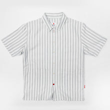 Load image into Gallery viewer, Camp 06 Luxury Cotton Short Sleeve Woven Stripe Bowling Shirt
