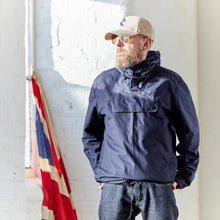 Load image into Gallery viewer, Dalton 6 Navy Blue Fully Llined Waxed Cagoule
