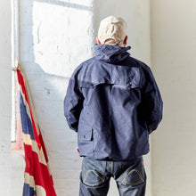 Load image into Gallery viewer, Dalton 6 Navy Blue Fully Llined Waxed Cagoule
