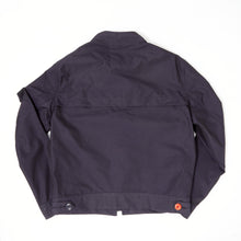 Load image into Gallery viewer, Crossley 2 Nanosphere®️Coated Cotton Twill Navy Biker Jacket
