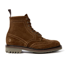 Load image into Gallery viewer, British Made Rushton Suede Brogue Boot
