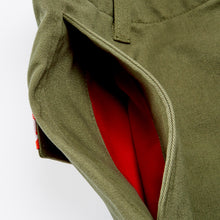 Load image into Gallery viewer, Badar 2 Military Green Brushed Cotton Twill Utility Trouser
