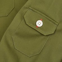 Load image into Gallery viewer, Paxton 17 Olive cotton twill over shirt
