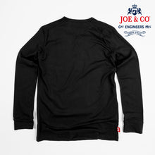 Load image into Gallery viewer, Thames 02 black supima fine cotton henley
