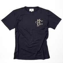 Load image into Gallery viewer, Tower 11 Logo T Shirt Navy Supima Cotton T Shirt
