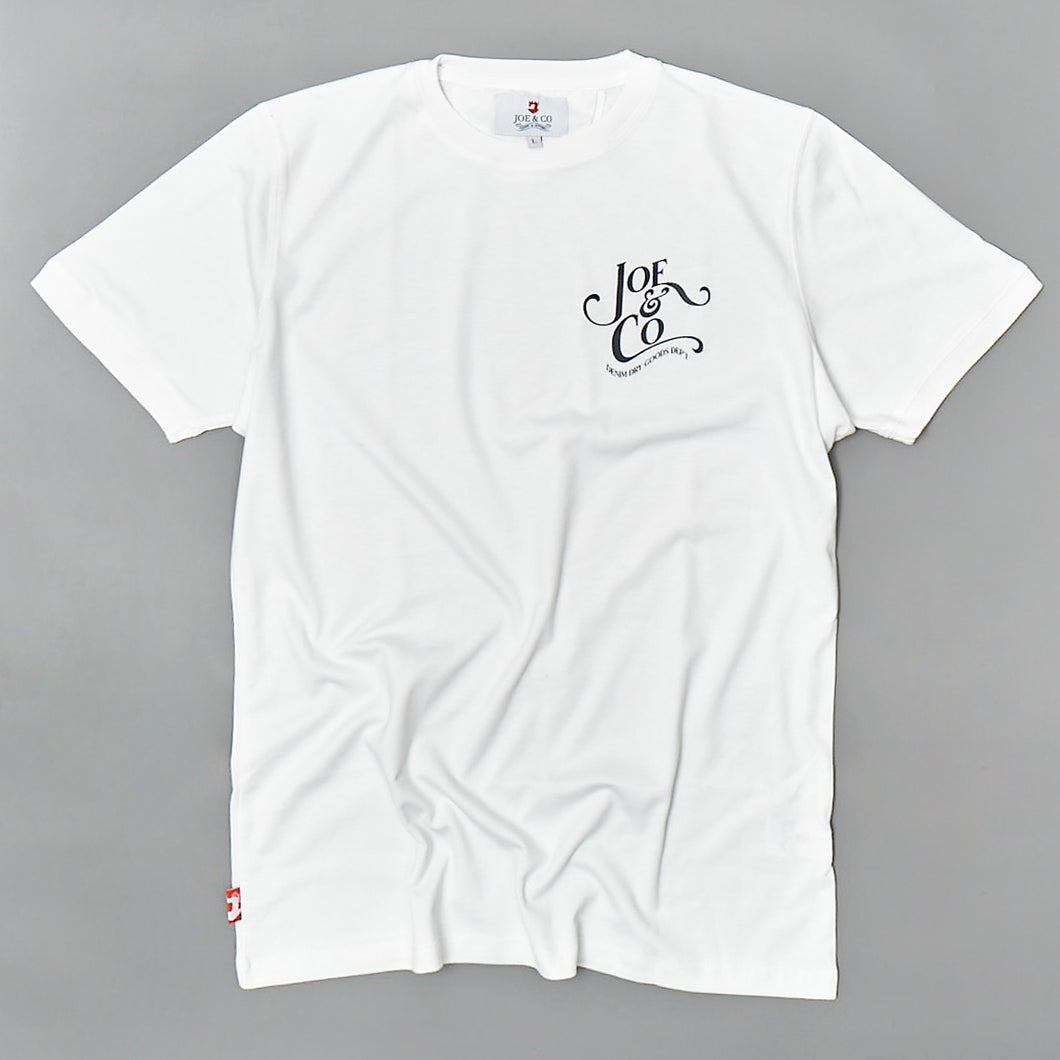 Tower 11 Logo T Shirt White Supima Cotton T Shirt