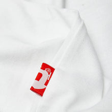 Load image into Gallery viewer, Tower 11 Logo T Shirt White Supima Cotton T Shirt
